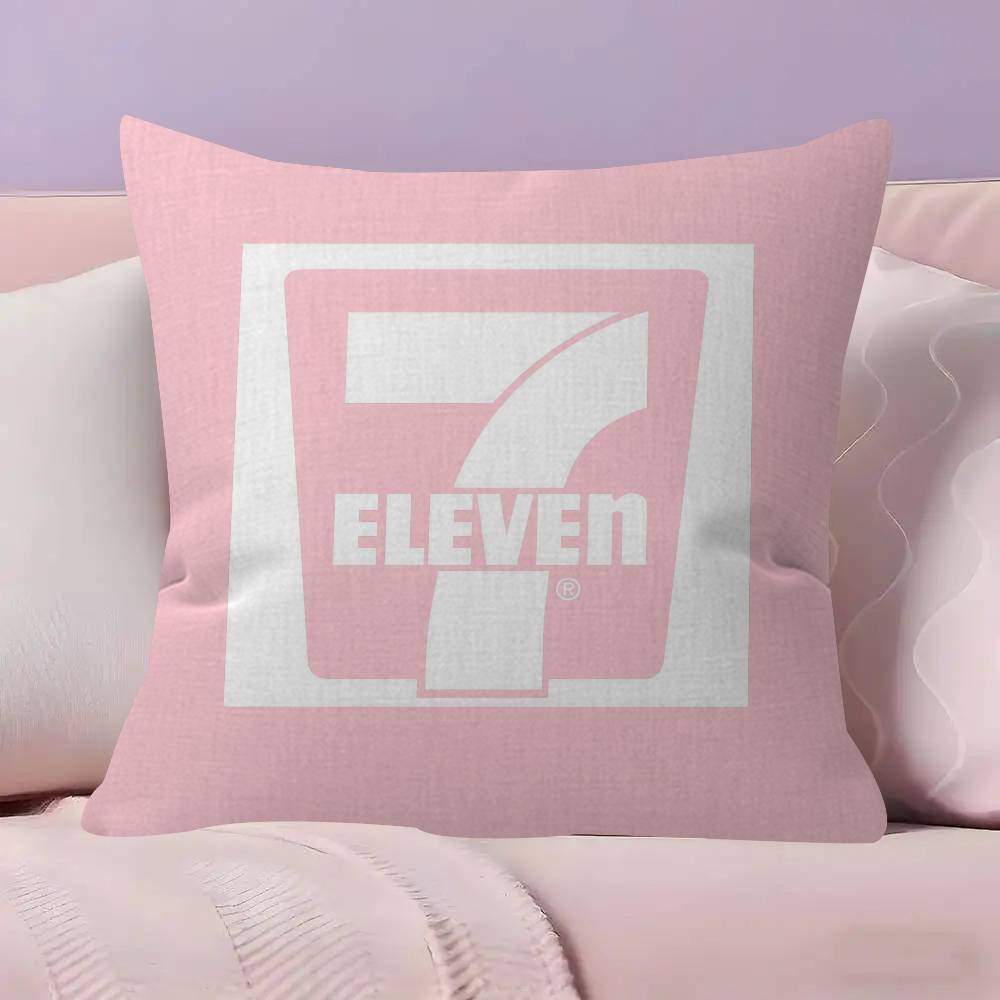 Pillow Gift Home Office Decoration Bedroom Sofa Car Cushion Cover case 45x45 LOGO 7EELEVENS