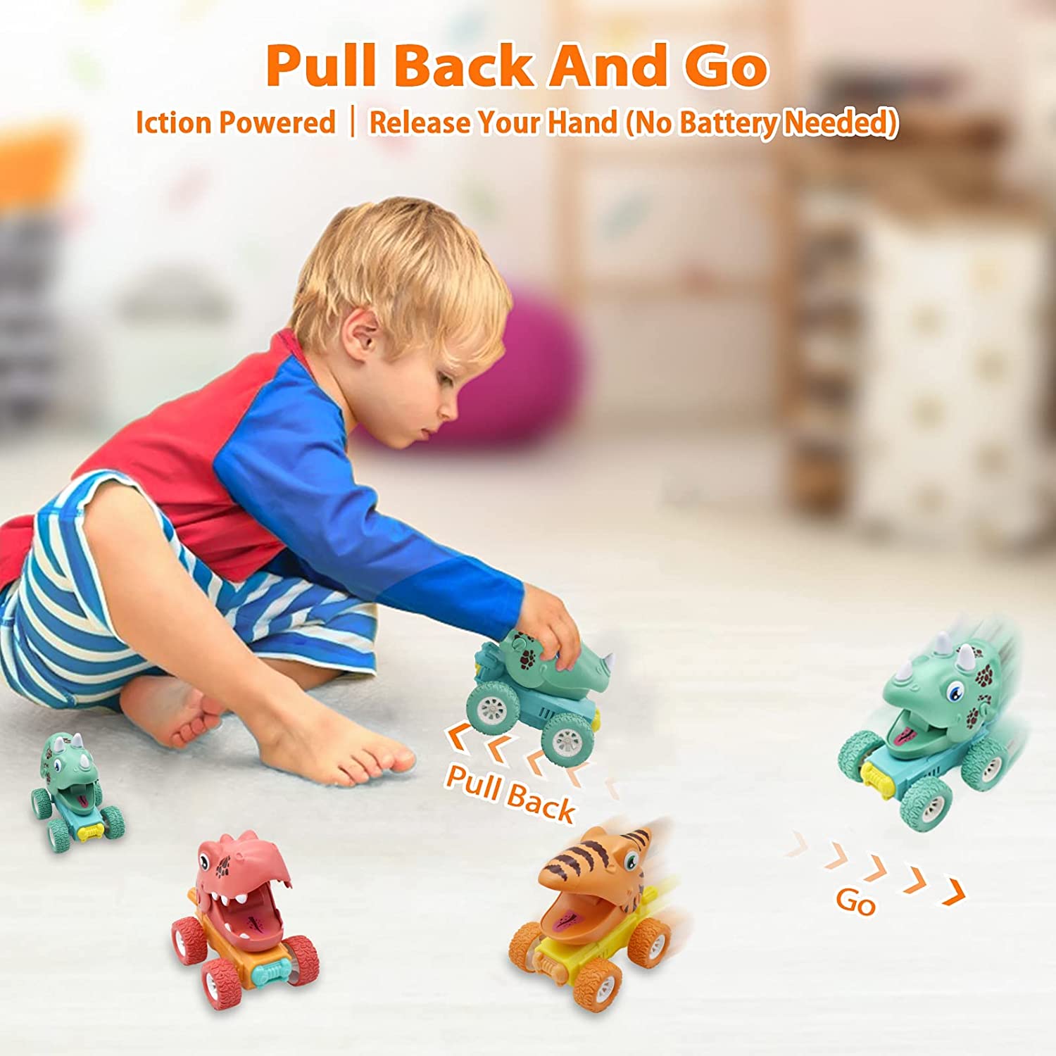 3 шт. игрушки-динозавры — фото 9