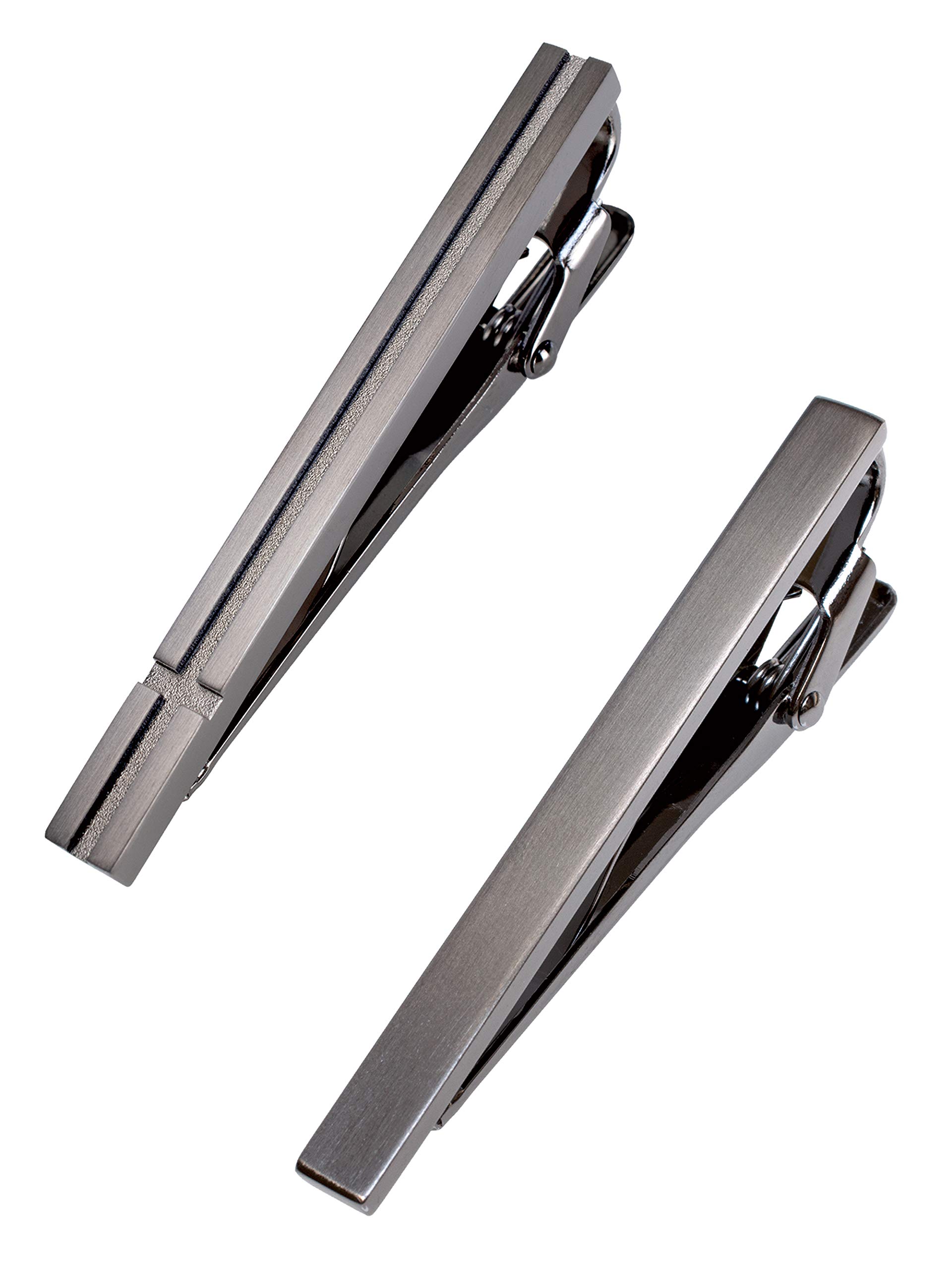 

Tabarat Галстучный набор из серебристых зажимов, 2 шт., мужской, Япония, (Атласная ткань)