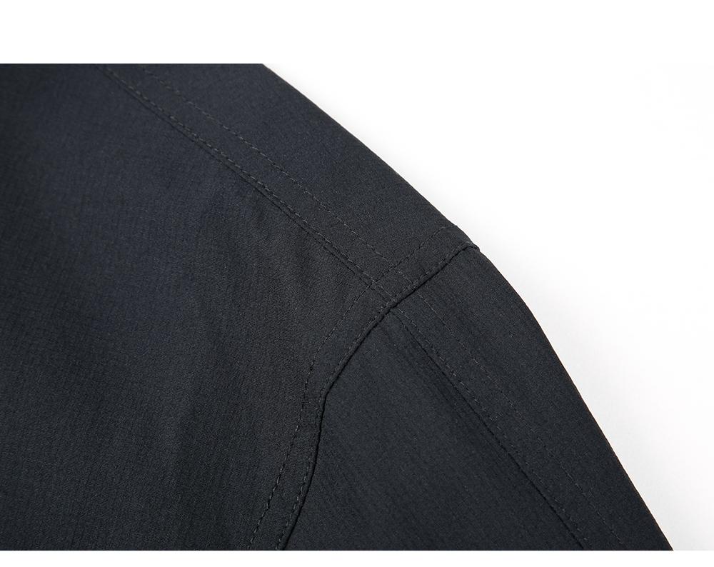 Elastic collar nylon ammonia jacket men's casual minimalist jacket