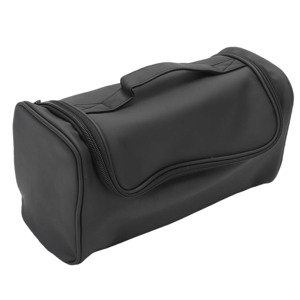 Hair Tool Travel Bag Soft Lining PU Blow Dryer Carrying Bag with Hanging Hook Multi Compartments for Hair Straightener