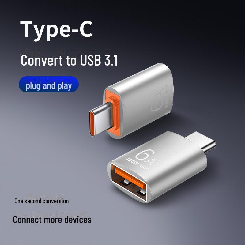 

Адаптер USB 3.0 OTG для быстрой зарядки 6 А для мобильных устройств, клавиатур, мышей и автомобильных адаптеров