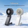 Speed-Adjustable Foldable Mini USB Handheld Fan with Desktop Ice Cooling Feature