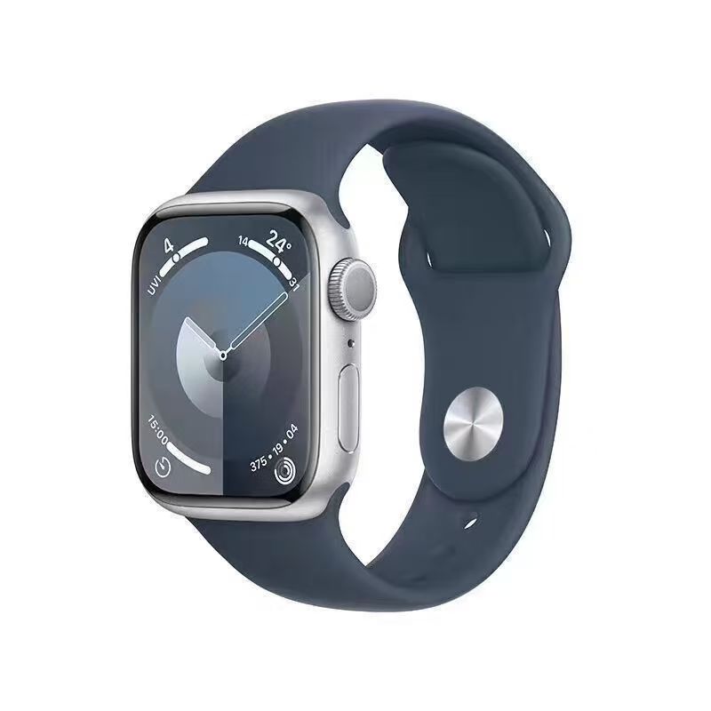 Smartwatch Apple Watch Series 9 GPS 41/45MM Aluminiowa Koperta z Silikonowym Paskiem Sportowym