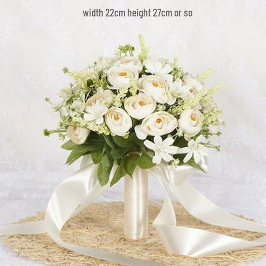 Koreanischer Waldstil Braut-Handstrauß für Hochzeit oder Foto-Requisiten