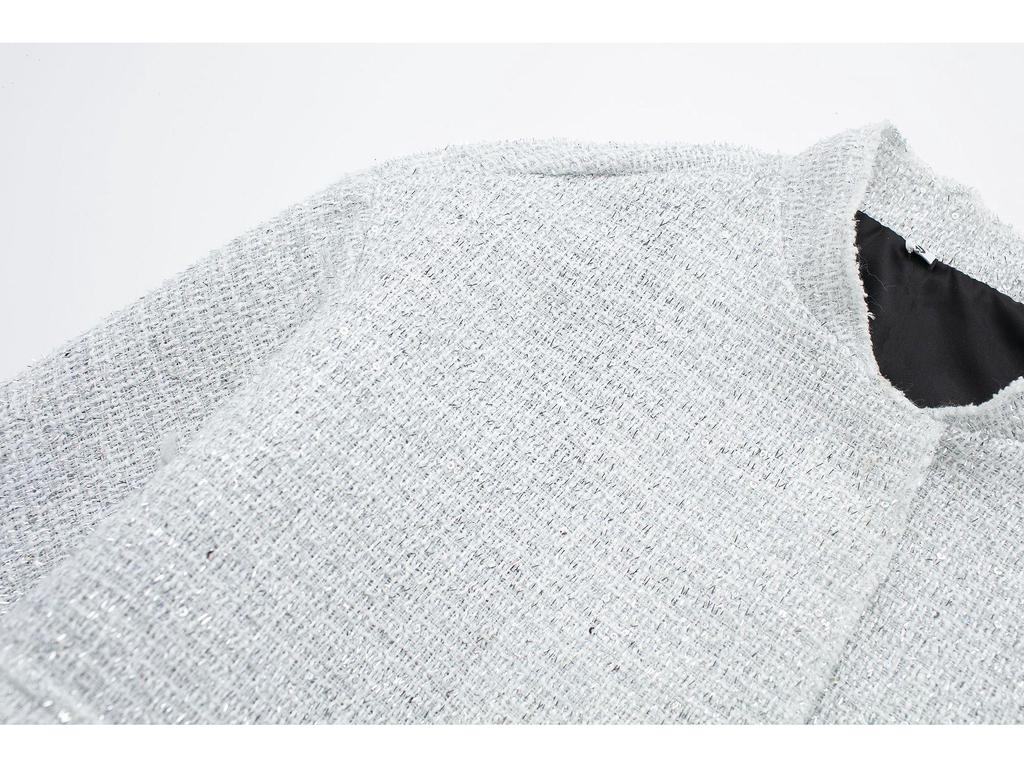 Spring 2025 Street Style Sequin Jacket