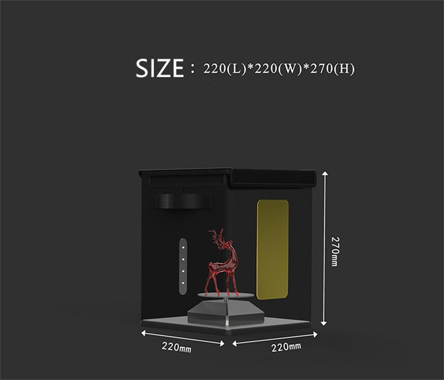3D Printing Objects UV Resin Foldable Curing Enclosure for SLA/DLP/LCD 3D Resin