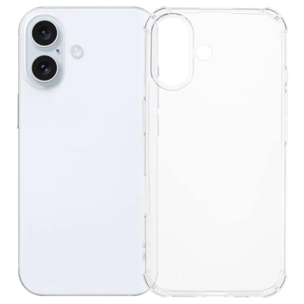 KALEBOL For iPhone 16 Plus Case 1.5mm TPU Airbag Corners Clear Phone Cover A