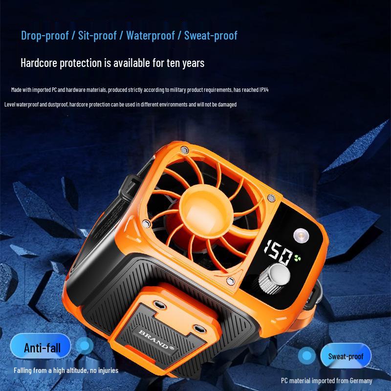 

High-Speed Portable Waist Fan with USB Charging and Large Airflow See Details