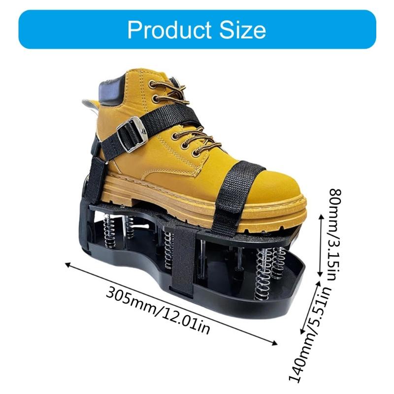 Spikes Shoes for Epoxy Flooring Epoxy Shoes Spikes with Bottom Spiked Shoes Epoxy Floor Coating Fully Assembled