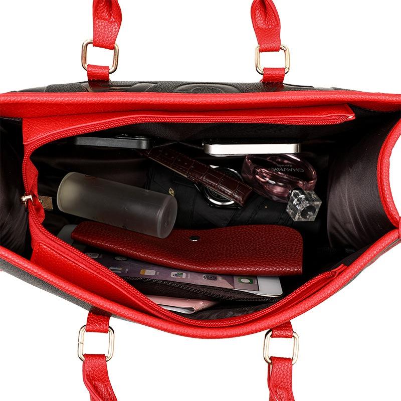 Handbag Large Capacity New Versatile Simple Retro Embossed Fashion Commuter Tote Bag