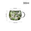 Glass Coffee Mugs Aesthetic Double Wall Drinkware Glass Drinking Cups Coffee Mug for Home Living Room Kitchen Apartment Office