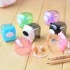 3 stk Plast Blyantspissere Flerfarget Farge Kawaii Gris og Dyreformet Koreansk Skoleartikler Læremateriell for Barn