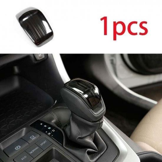 Console Gear Shift Knob Titanium Black For Toyota RAV4 2019-2023 Cover Trim 1PCS