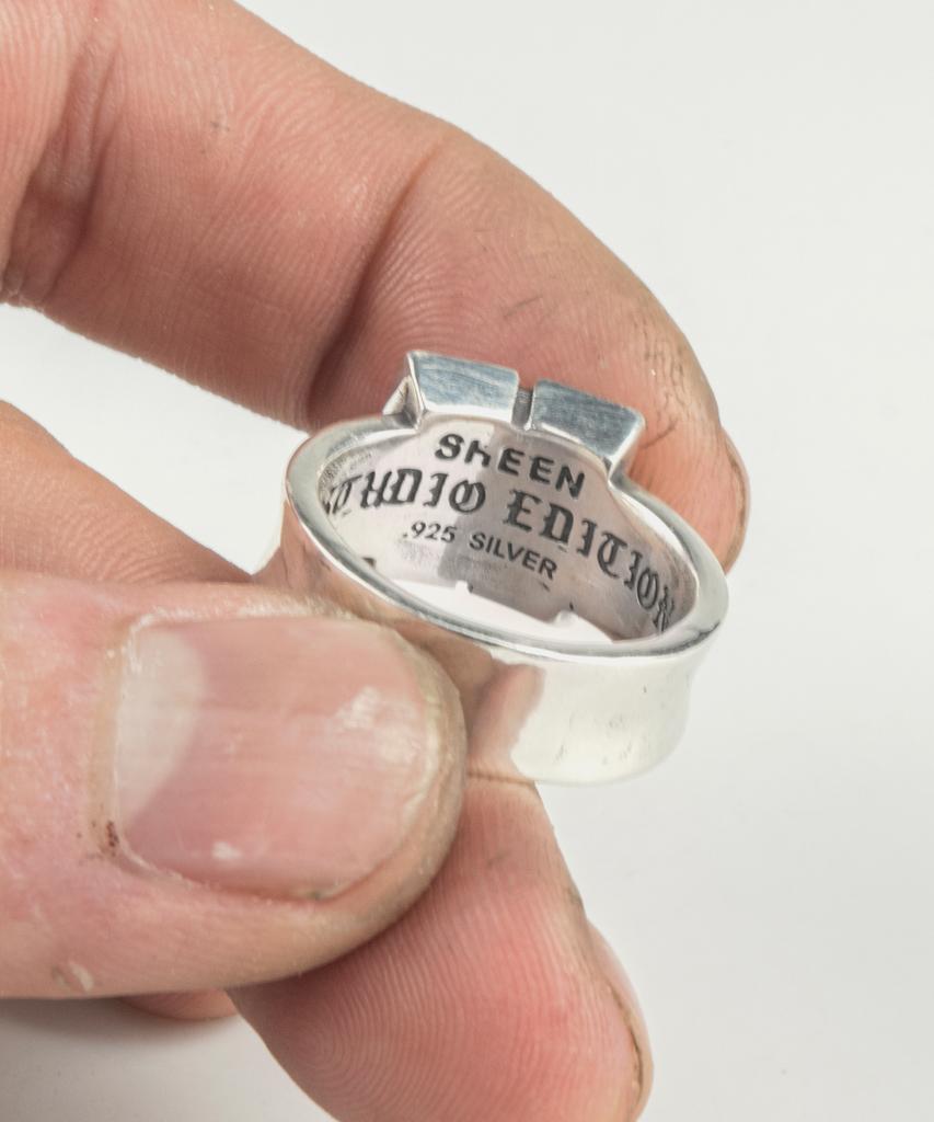 Sheen666 Dum Series Foursquare Ring White Cubic (B Type)