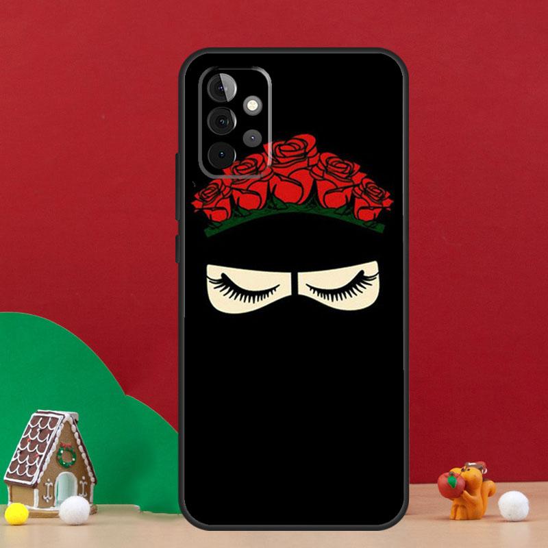 Muslim Islamic Girls Arabic Hijab Case For Samsung Galaxy A56 A33 A13 A36 A23 A52 A32 A12 A54 A34 A14 A16 A53 A15 A35 A55 A17
