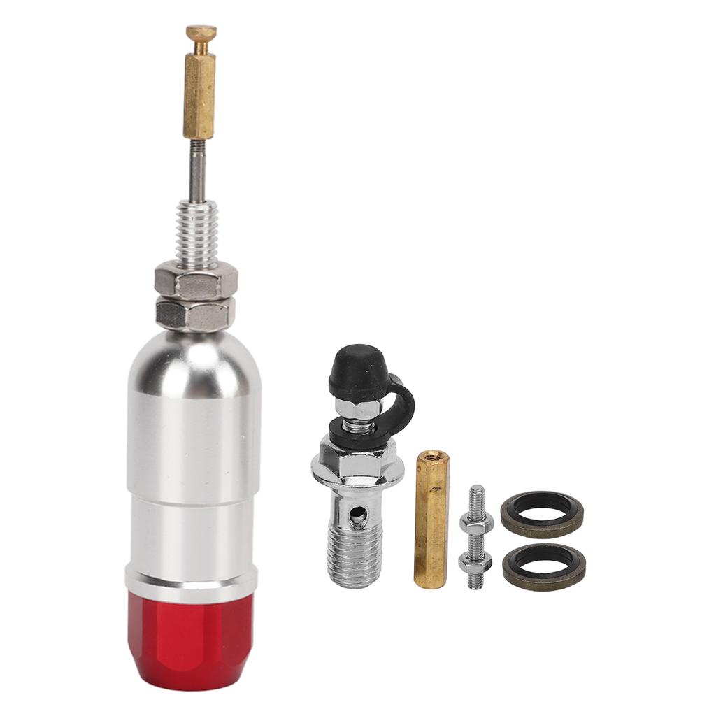 Motorrad Kupplungsbremspumpe Hydraulischer Kupplungsgeberzylinder Stangenpumpe für Motorrad FahrradSchwarz