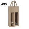 Portabottiglie da Festival Borsa Doppia con Manico Portatile Ammortizzante Resistente Borsa in Feltro Riutilizzabile per Champagne Birra Borsa Regalo Durevole