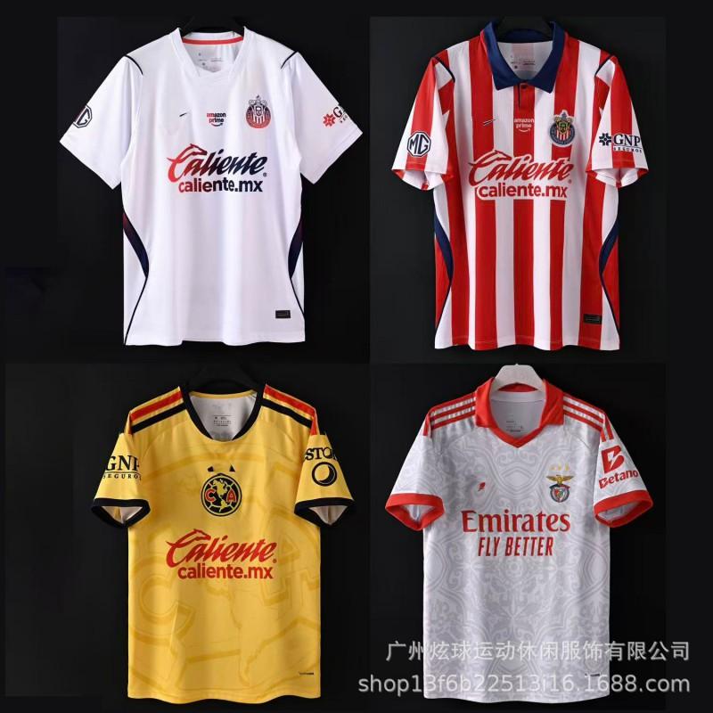 2026-2027 Season Chivas America Benfica Fan Version Short Sleeve Soccer Jerseys