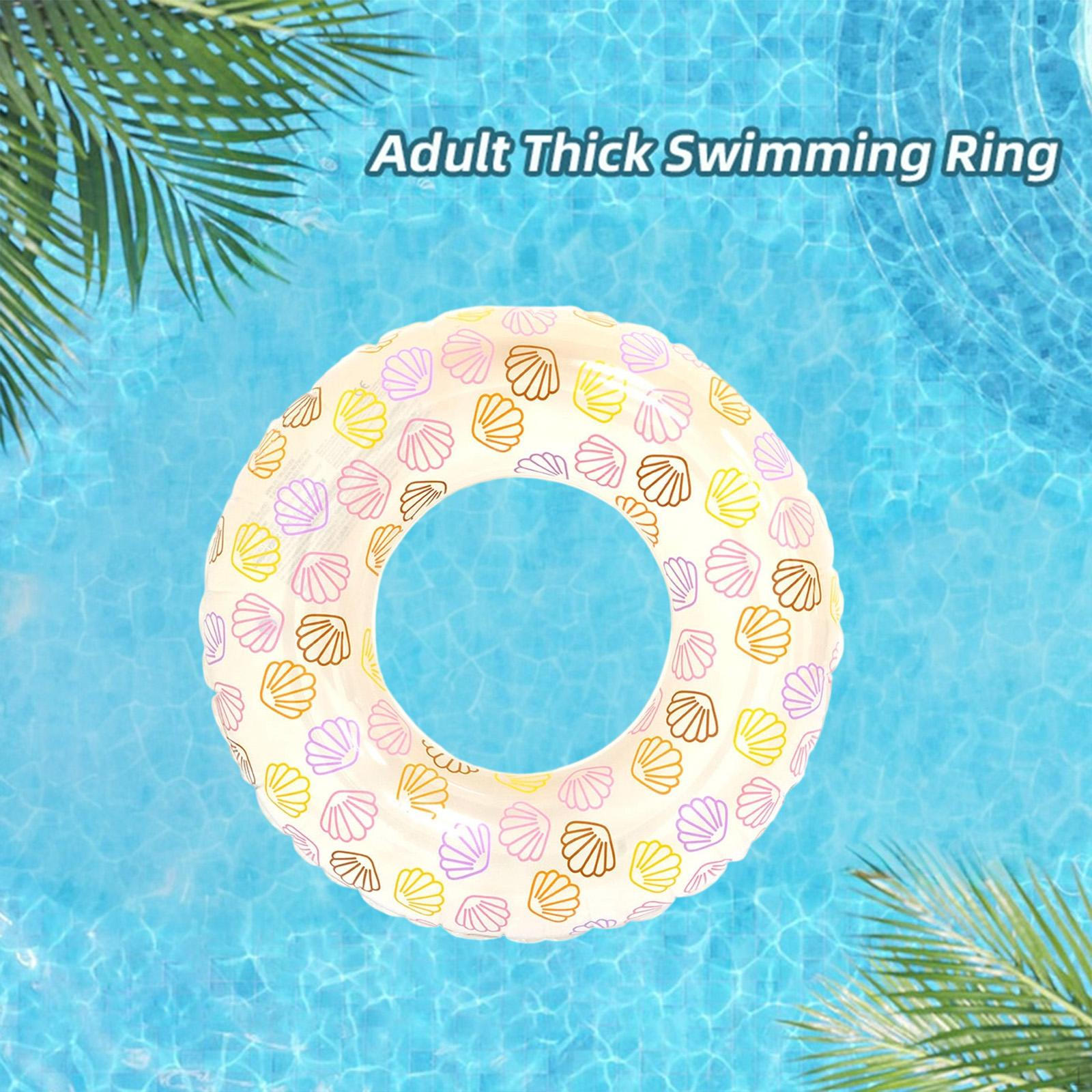 

Swimming Ring Toy Pool Tube Beach Outdoor River Party Inflatable Floats Yellow