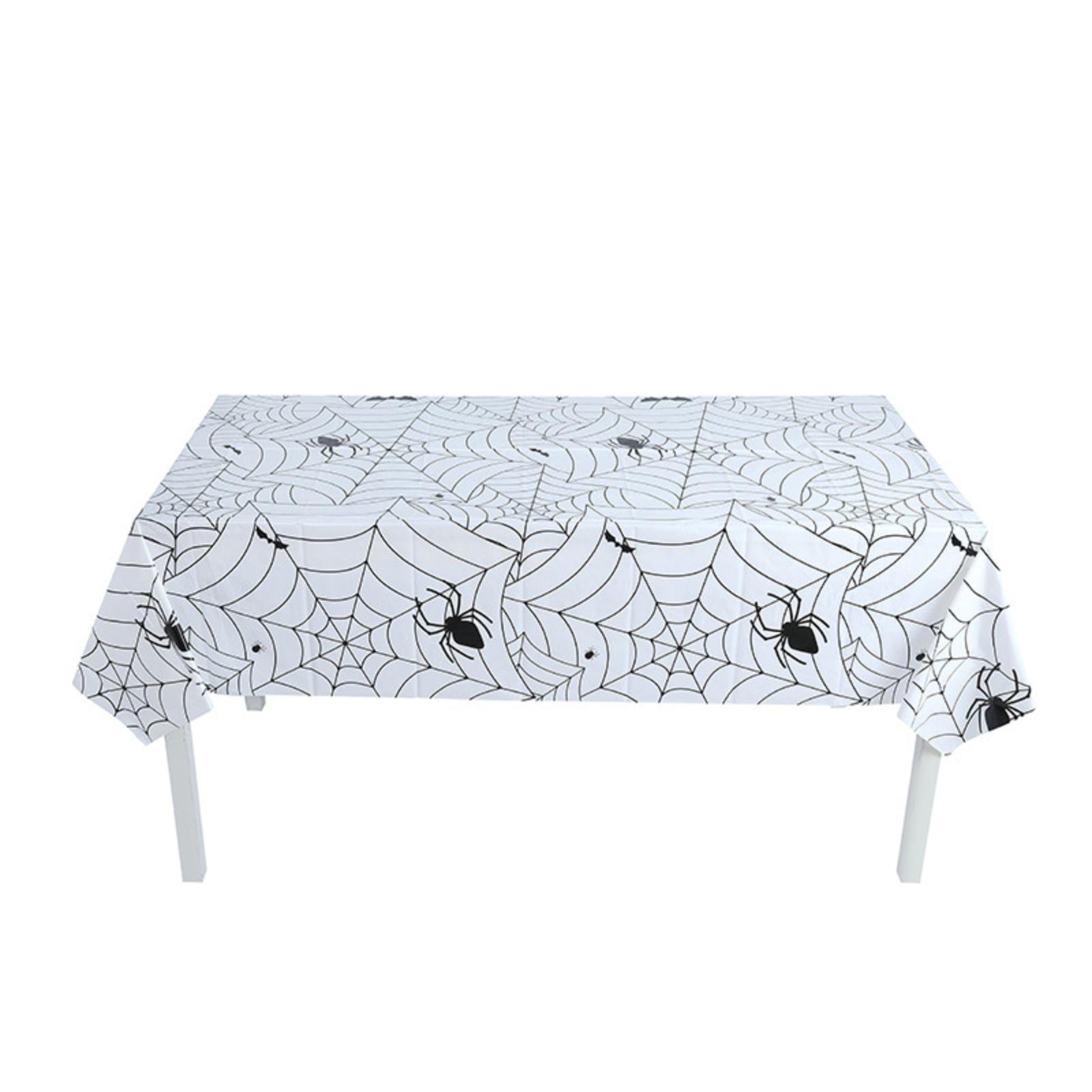 

Halloween Decoration Tablecloth Halloween Tablecloth Halloween Theme Party Decoration Tablecloth One Size белый