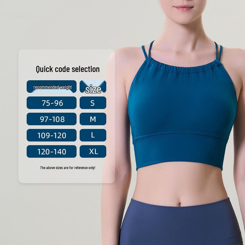 Luxe Lycra Criss-Cross Back Yoga Sports Bra with Built-in Padding