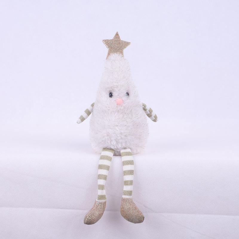2025 Christmas Decoration Mini Christmas Tree Doll Christmas Gift Hotel Mall Window Decoration Christmas Plush Ornaments