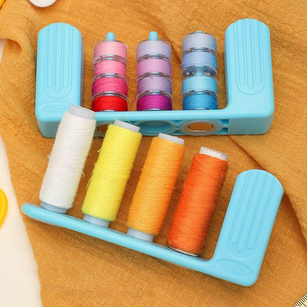 Magnetic Adsorption Magnetic Bobbin Holder Plastic Thread Bobbin Organizer Sewing Machine Tools