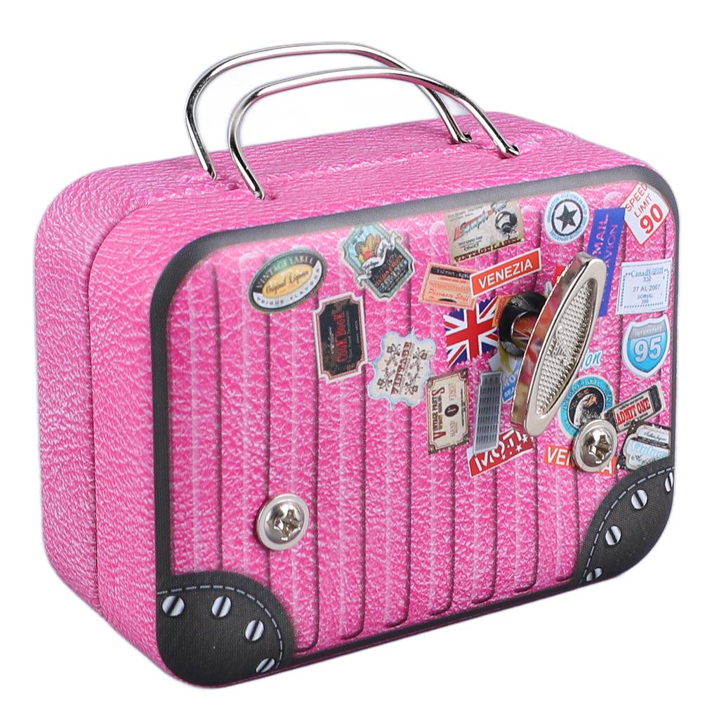 Suitcase Music Box Lovely Luggage Music Box Metal Music Box for Birthday Valentine s Day Christmas