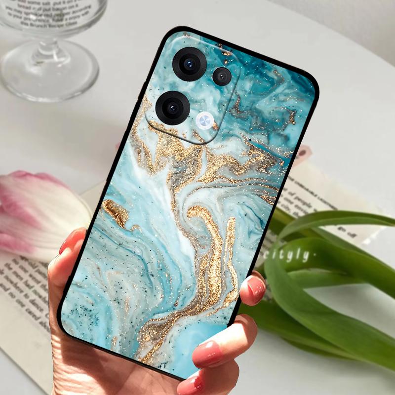 For Oppo Reno13 Pro Case Reno 13 12 5G Cute Animal Soft Silicone TPU Phone Cover For Oppo Reno12 Pro Protection Fundas Phone Bag