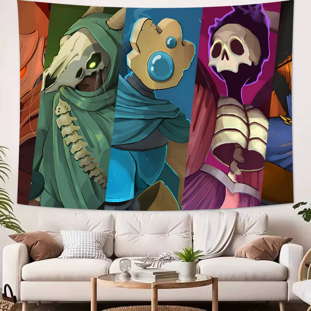 Popular New Video Gaming Cool Slay the Spire 2 Tapestry Decoration Bedroom Dormitory Background Cloth Holiday Home Club Tapestry 74x94cm(29x37in)