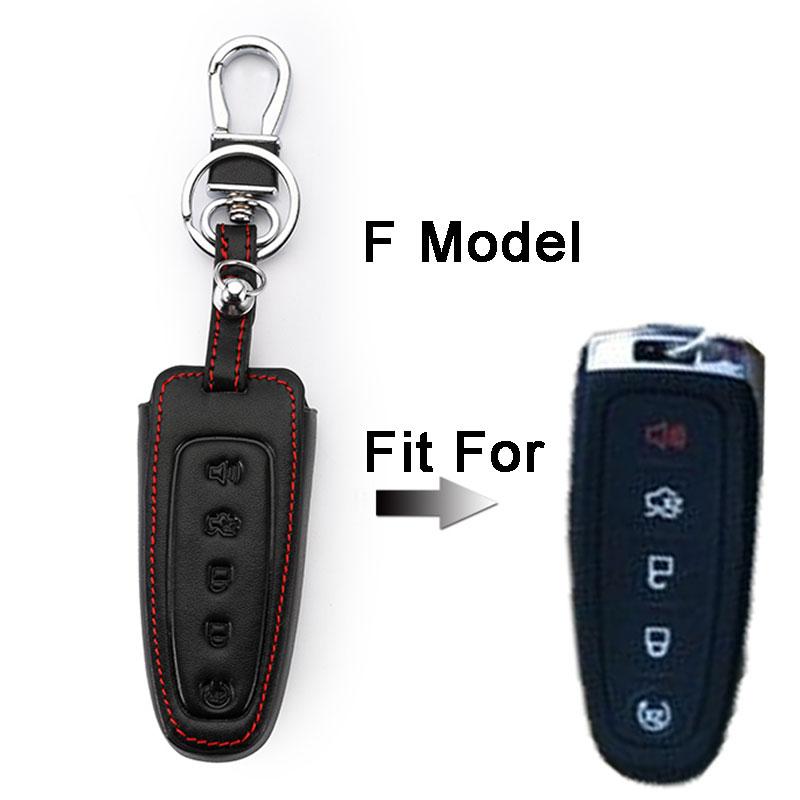 

Genuine Leather Case For Ford Fiesta Accessories S Max Focus 2 S-Max Mondeo Mk3 Ka C Max Escort Kuga 2 Fiesta St Explorer