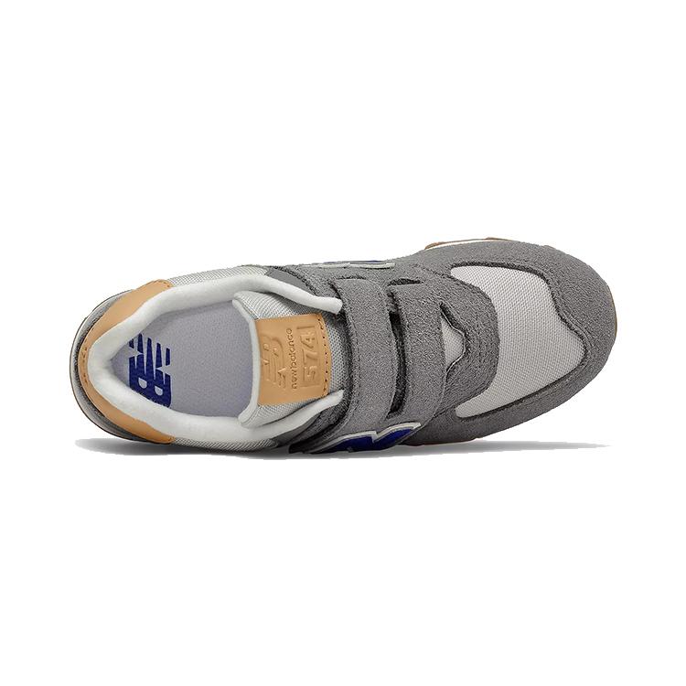 New Balance NB 574 Comfortable Cushioning, Wear Resistant Low top Kids' Running Shoes Yellow Gray Kids' PV574NA2