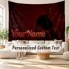 Custom Name Wall Hanging Tapestry,Apache 207 Decorative Backdrop Tapestry For Dorm Home