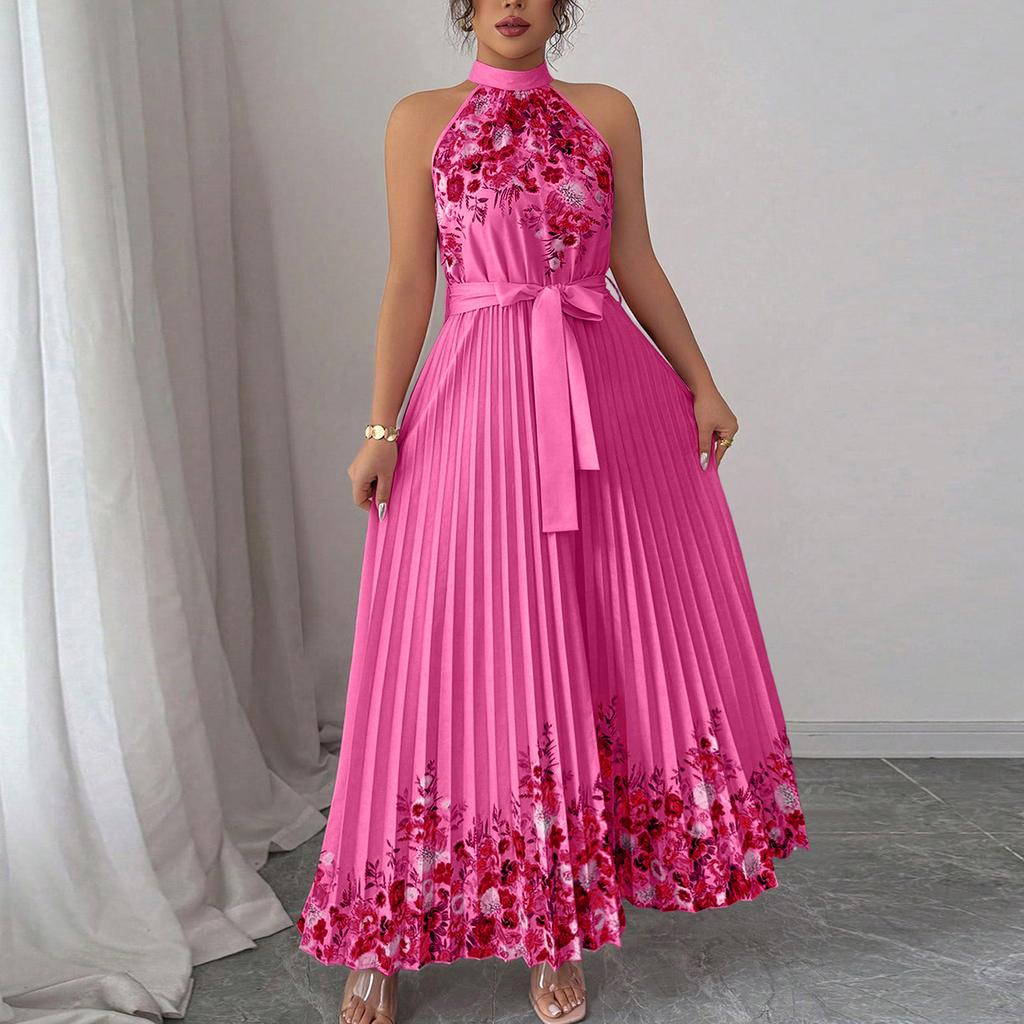 Women's Casual Fashion Sleeveless Retro Retro Dress