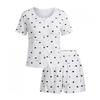 Shop   Women S Homewear Short Sleeve ShortS Soft Cotton Blend Summer Pajama Set 