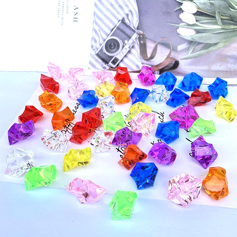 Seven-Color Acrylic Crystal Stones for Fish Tank Decoration and Amusement Park Props