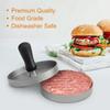 Kitchen BBQ Grill Burger Press Non-Stick Hamburger Patty Maker with Wax Paper Aluminum Burger Maker