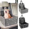 Black/Gray Dog Car Seat Cover Folding Hammock Pet Carriers Bag Basket Carrying for Cats Stable Foldable Travel Pet Dog Car Seat