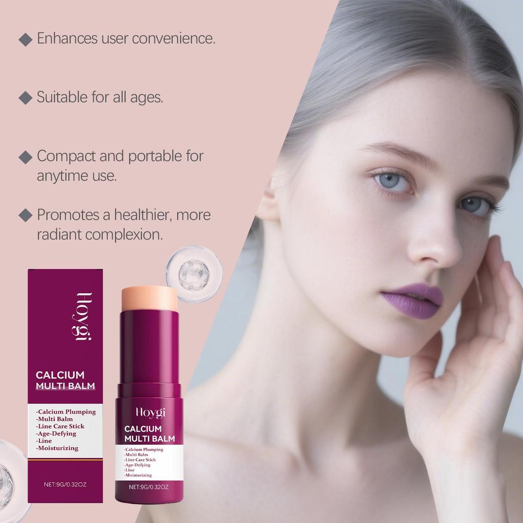 Calcium Multi Balm Firming Lightweight Hydrating Face Balm Tightening Smoothing Moisturing Stick Daily Skincar