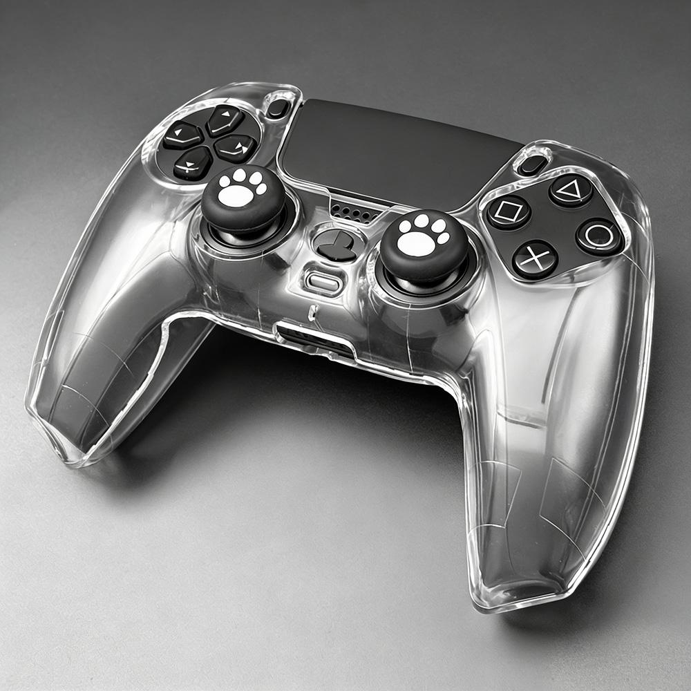 For PS5 DualSense Controller Clear PC Cover Ultra Slim Transparent Protector Case for PS5 Gamepad Game Accessories