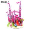 DIY 3D House Castle Windmill Model Assembling Puzzles Early Learning Kids Toy