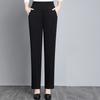 Plus Size Autumn Spring Women Trousers Oversize Elastic High Waist Loose Casual Pants Middle-aged Female Stretch Pants