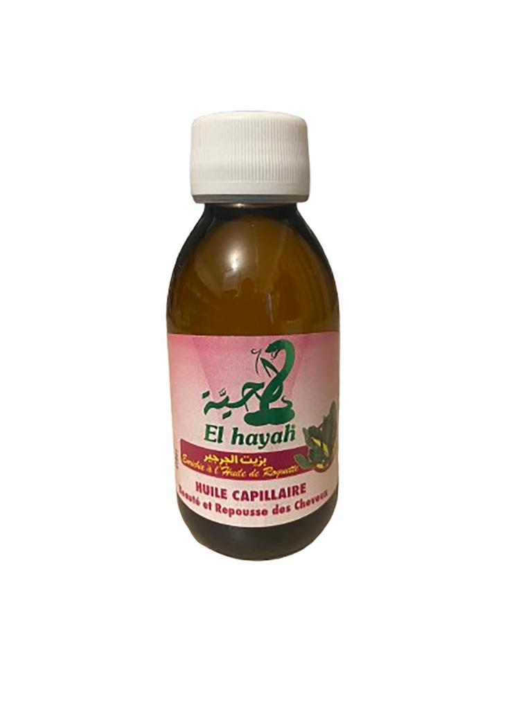 El Hayah Hårolje (Slange olje) – 8 Naturlige oljer for hårvekst, fuktighet, styrke og mot flass, 125 ml