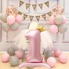 40 Inch Birthday Number Ballons Princess Birthday Pink Crown Balloons Wedding Party Ballons Decoration Birthday Number Balloon
