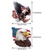 VS Adelaar Waterdichte Vinyl Sticker, Modieuze Patriottische Decal voor Auto Bumper Raam Buitenkant Decoratieve Accessoires