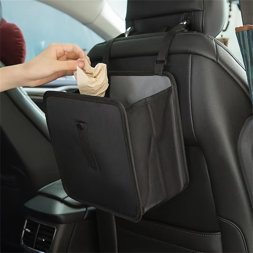 Car Mounted Trash Can Hanging Storage Bag, Rear Seat Back Universal Storage Box, Waterproof Car Storage Bag