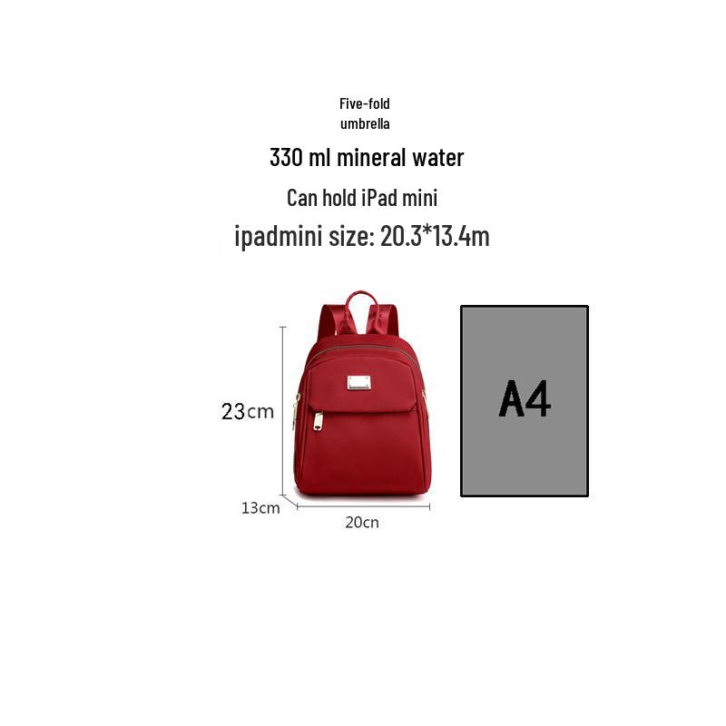 New Women's Lightweight Oxford Cloth Mini Fashion Backpack - Waterproof and Trendy