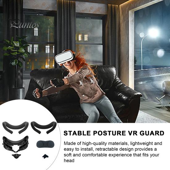 

1 комплект VR Face Guard Регулируемый кронштейн VR Дышащая удобная подушка для защиты глаз для Meta Quest