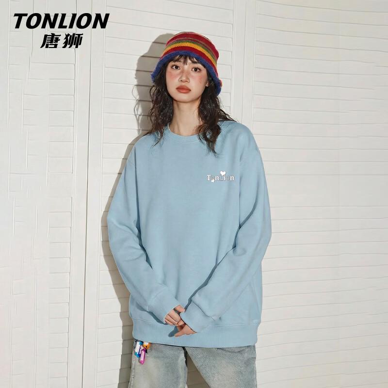 TonLion Women's Long Sleeve Crewneck Sweatshirt
